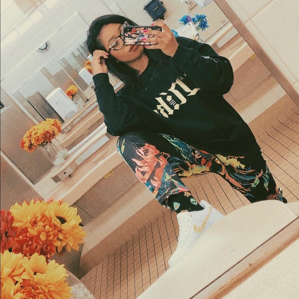 Nike NSW floral joggers